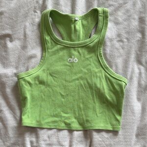 ALO Yoga Lime Green Tank Top
